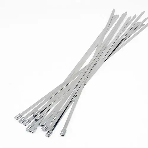 Самоблокирующийся Металлический хомут из нержавеющей стали толщиной 0,25 мм