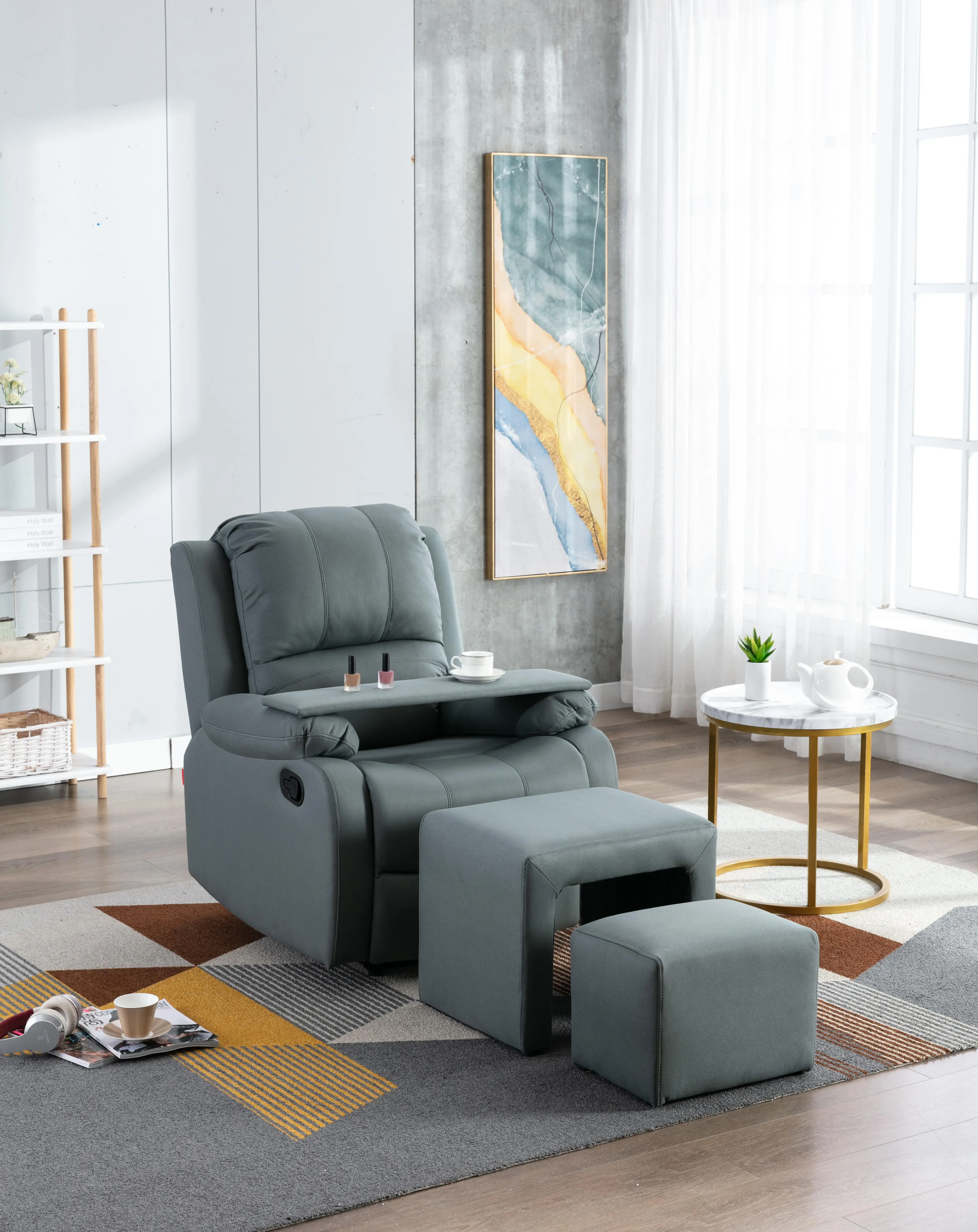 Factory best seller recliner swivel chair soft single recliner chair sofa rocking chair living room for home leisure