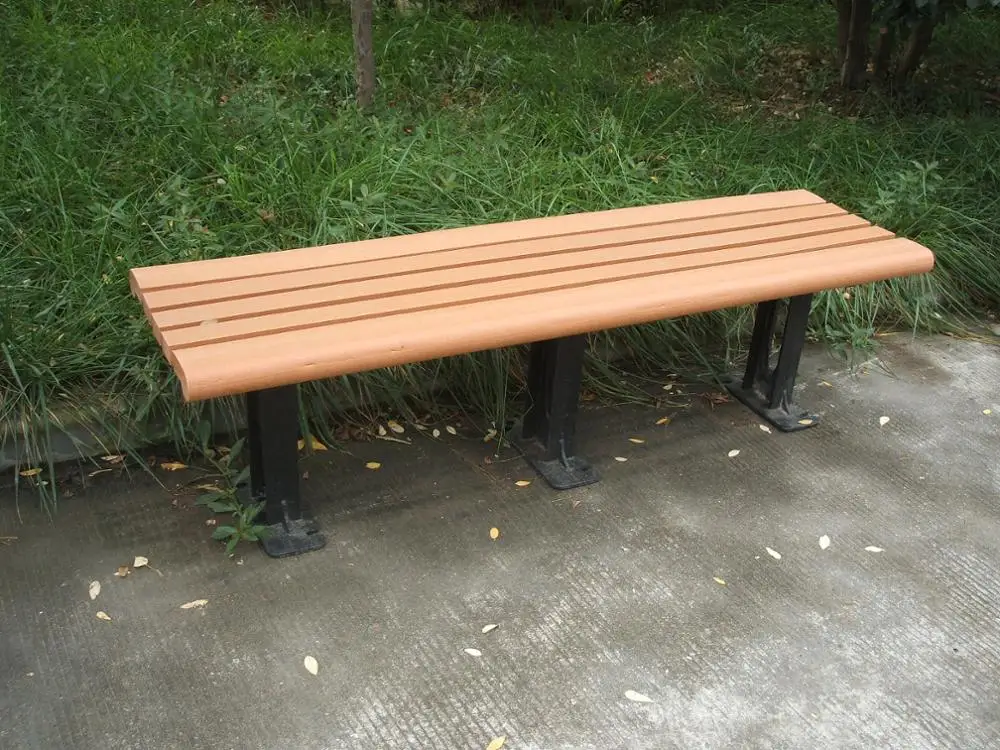 China Professional Manufacturer WPC wood outdoor benches garden patio seating bench