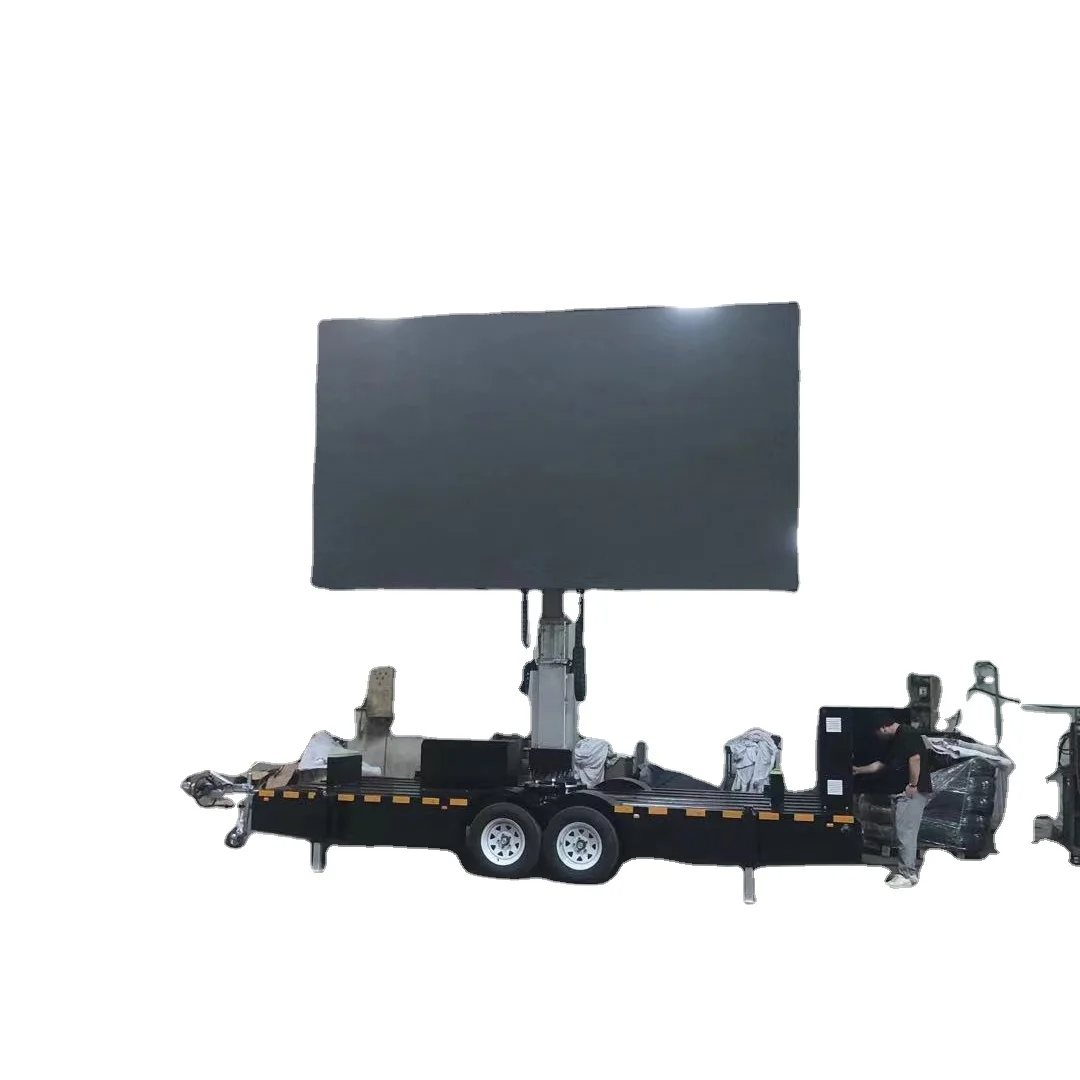 Outdoor EF12 model advertising  led screen trailer mobile trailer