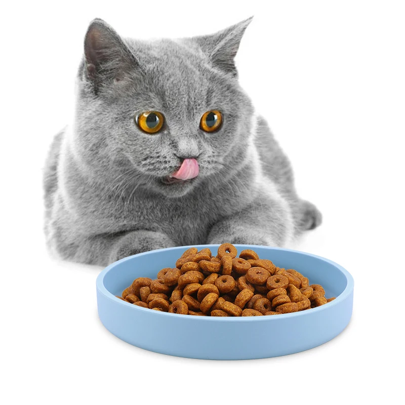 15 CM Reusable Durable Eco-Friendly Unbreakable Silicone Sustainable Design Style Europe Stocked Dish Plate for Pet Food Packing