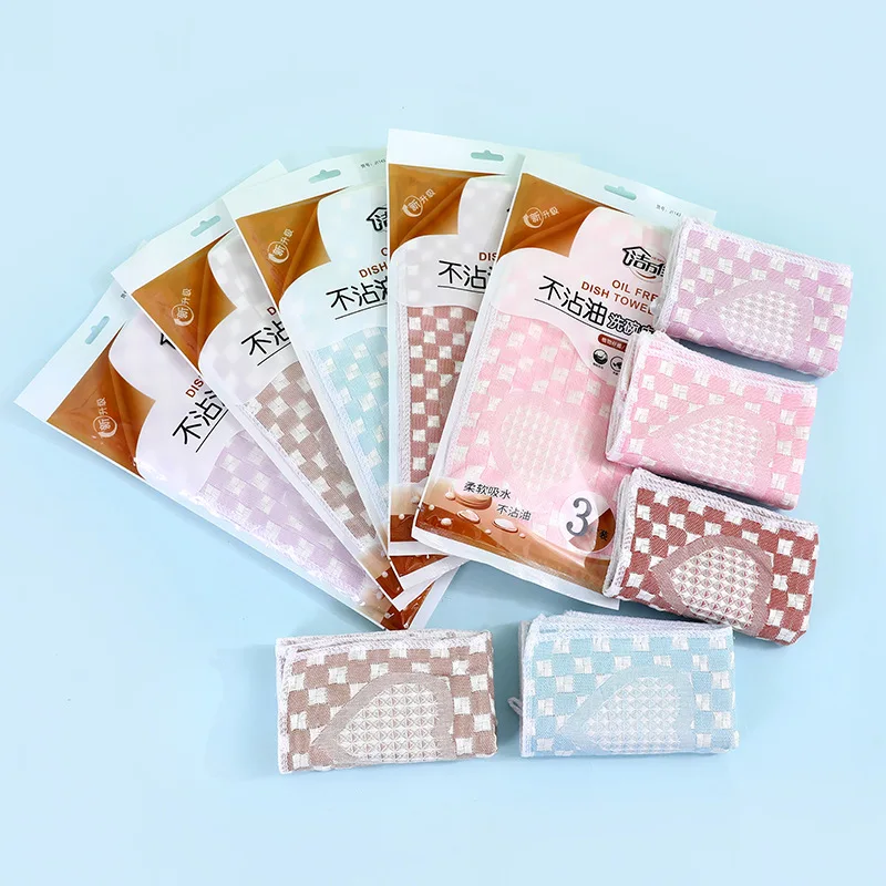 FF2728 Multi-purpose Microfiber Cleaning Cloth Kitchen Dusting Rag Counter Table Drying Towel Super Absorbent Microfiber Towel