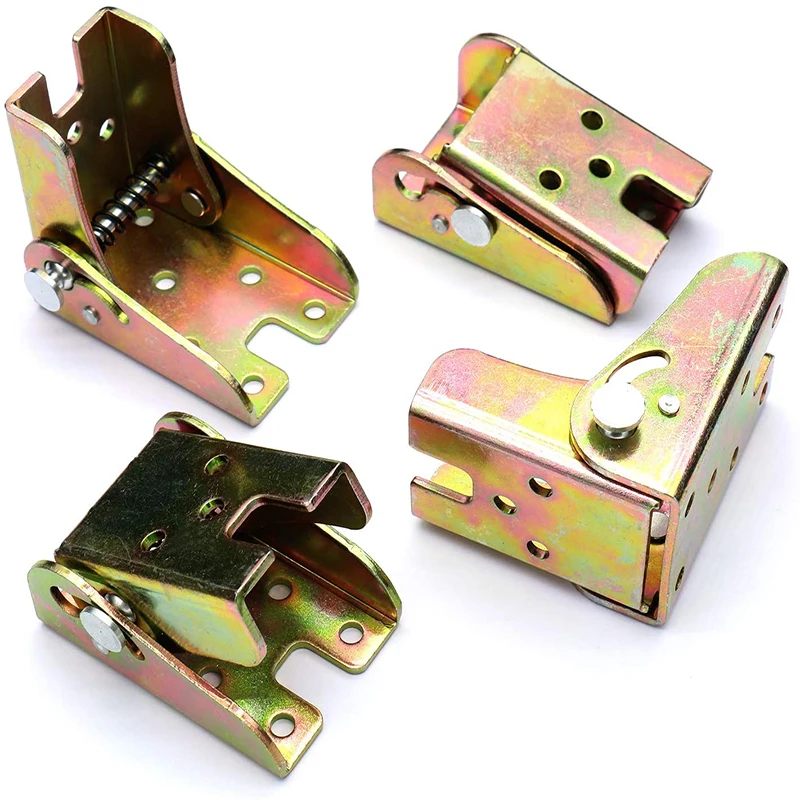 Sample Free 90 Degree Self-lock Folding Hinge Table Legs Hinges Furniture Accessories