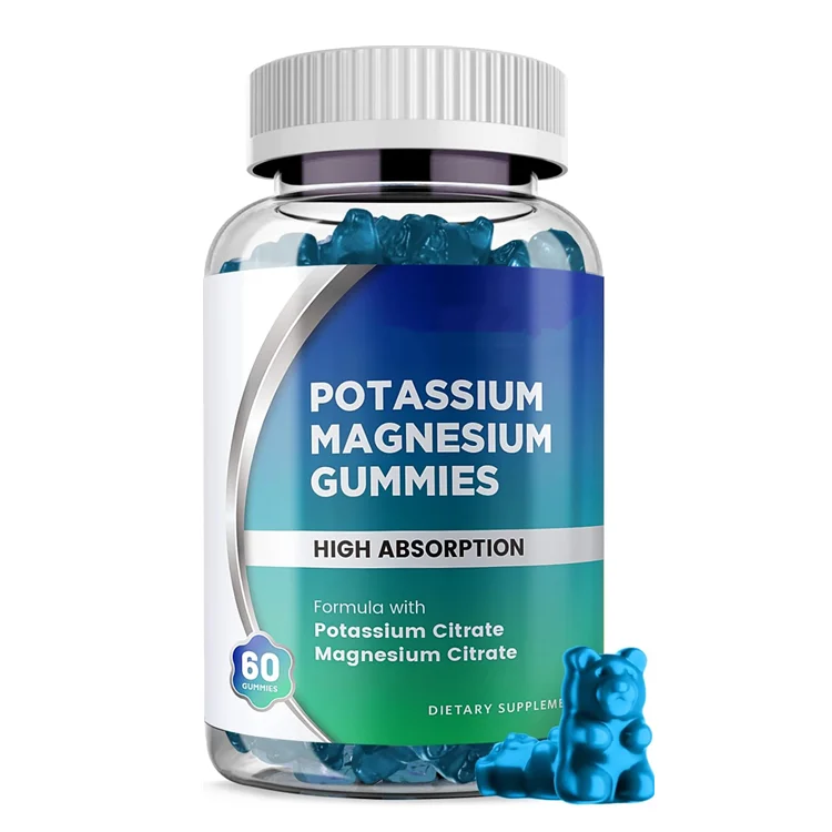 Wholesale OEM Vegan Potassium Citrate Magnesium Gummies Supports Immune Health with COQ 10
