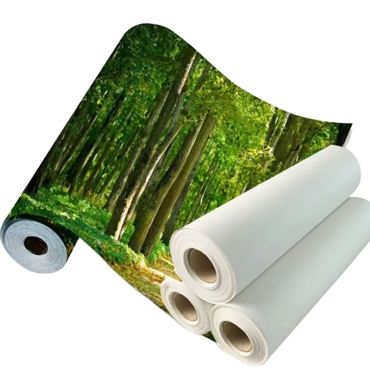 Wholesale Blank Inkjet Printing Canvas Roll Printable ECO-solvent Ink Linen-cotton Linen Fabric For Oil Paintings