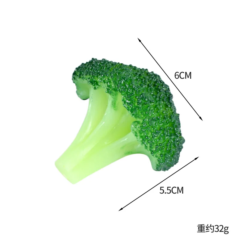 chaomao simulation broccoli vegetable model pendant fun keychain student backpack gift