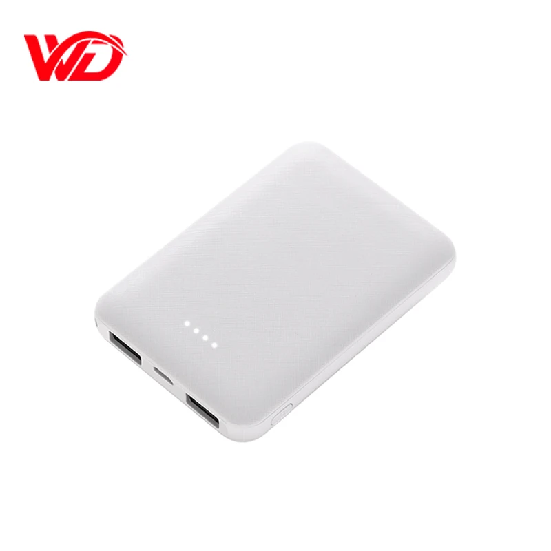 Hot Selling Support Custom Logo Mini Power Bank 5000mah Mobile Charger PowerBank , Promotional Gift Power Bank