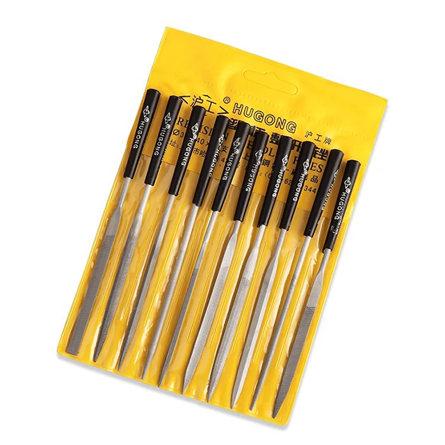 10 pcs Diamond Needle File Set Metal Ceramic Stone Jewelry Rough Carving Filing Hand Files Tool