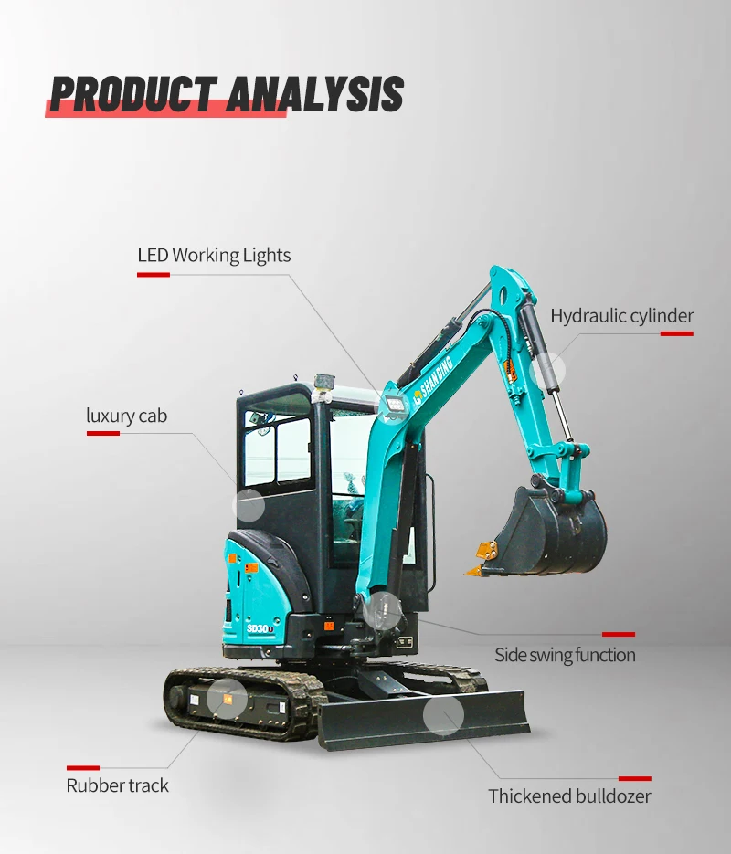 cheap new excavator new medium excavator low price excavator
