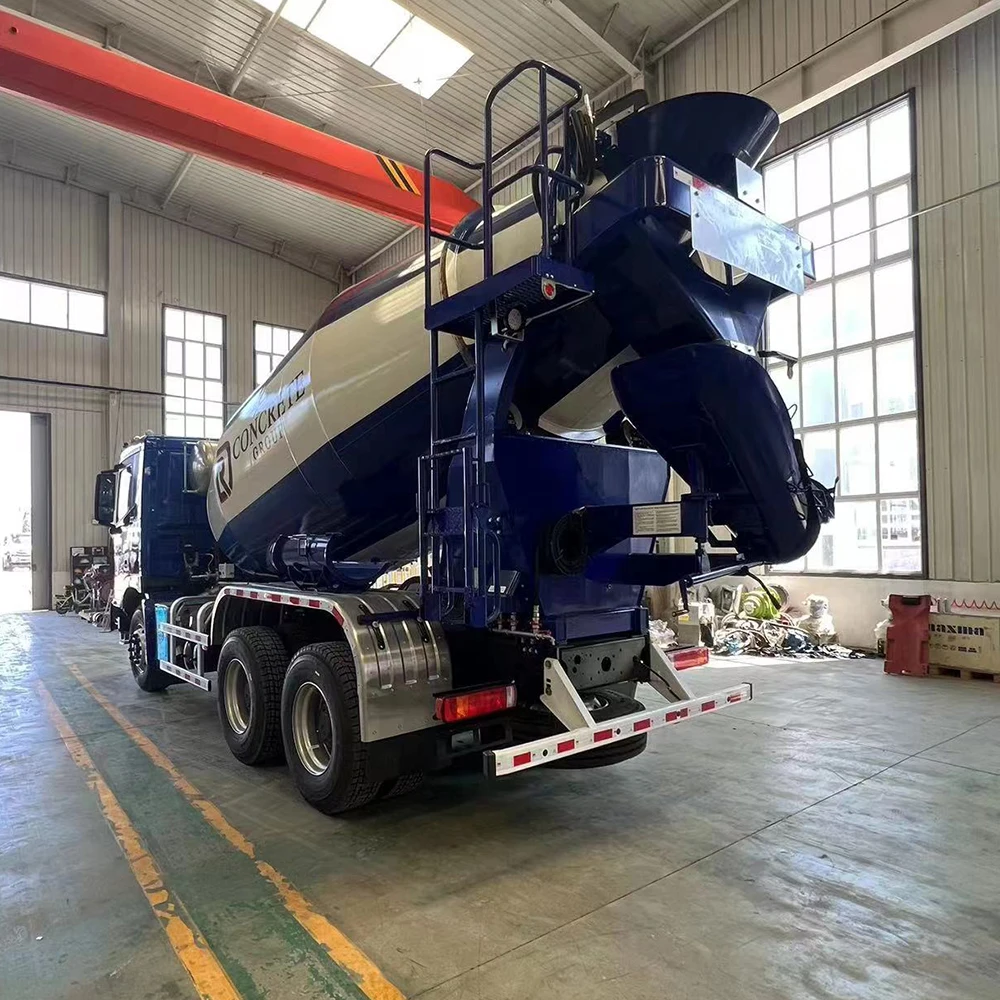 Cheap Foton Auman 6X4 Cement Mixing Truck Used Concrete Mixer Truck For Sale