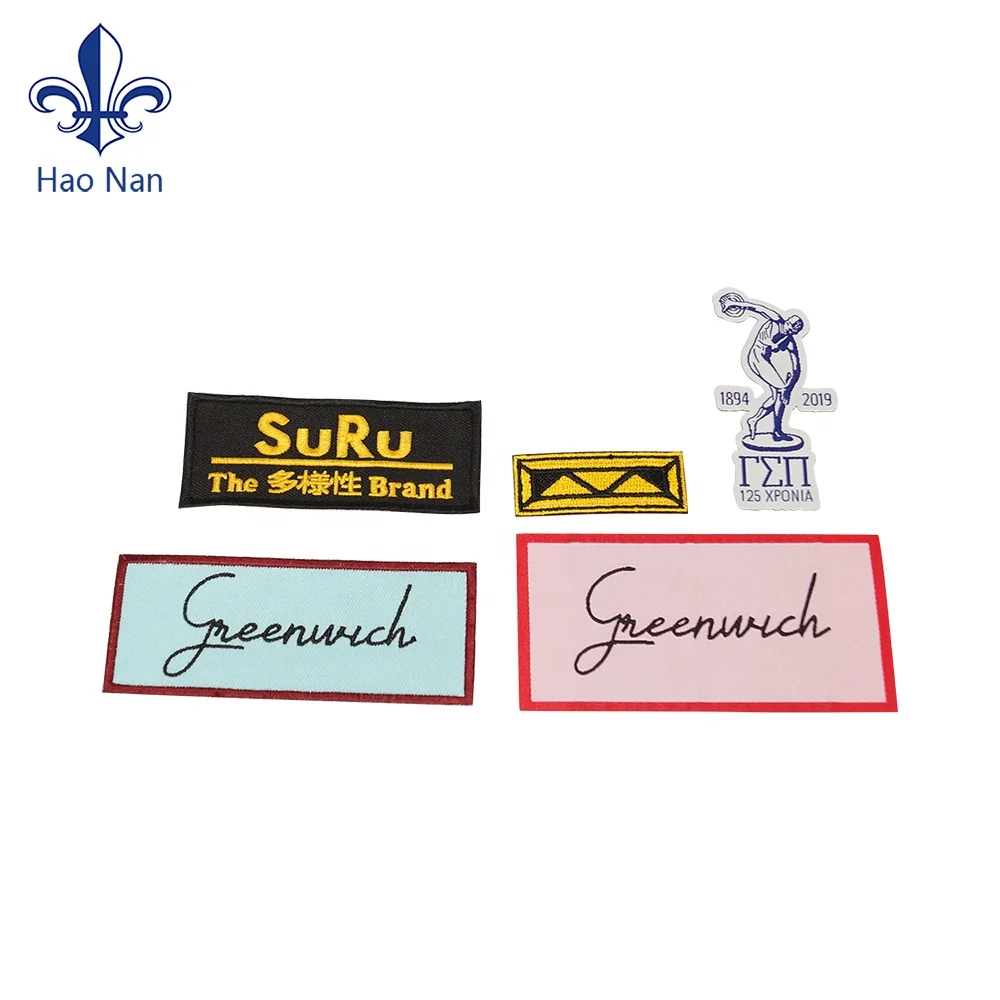 Тканые и вышитые нашивки, пользовательские этикетки для одежды