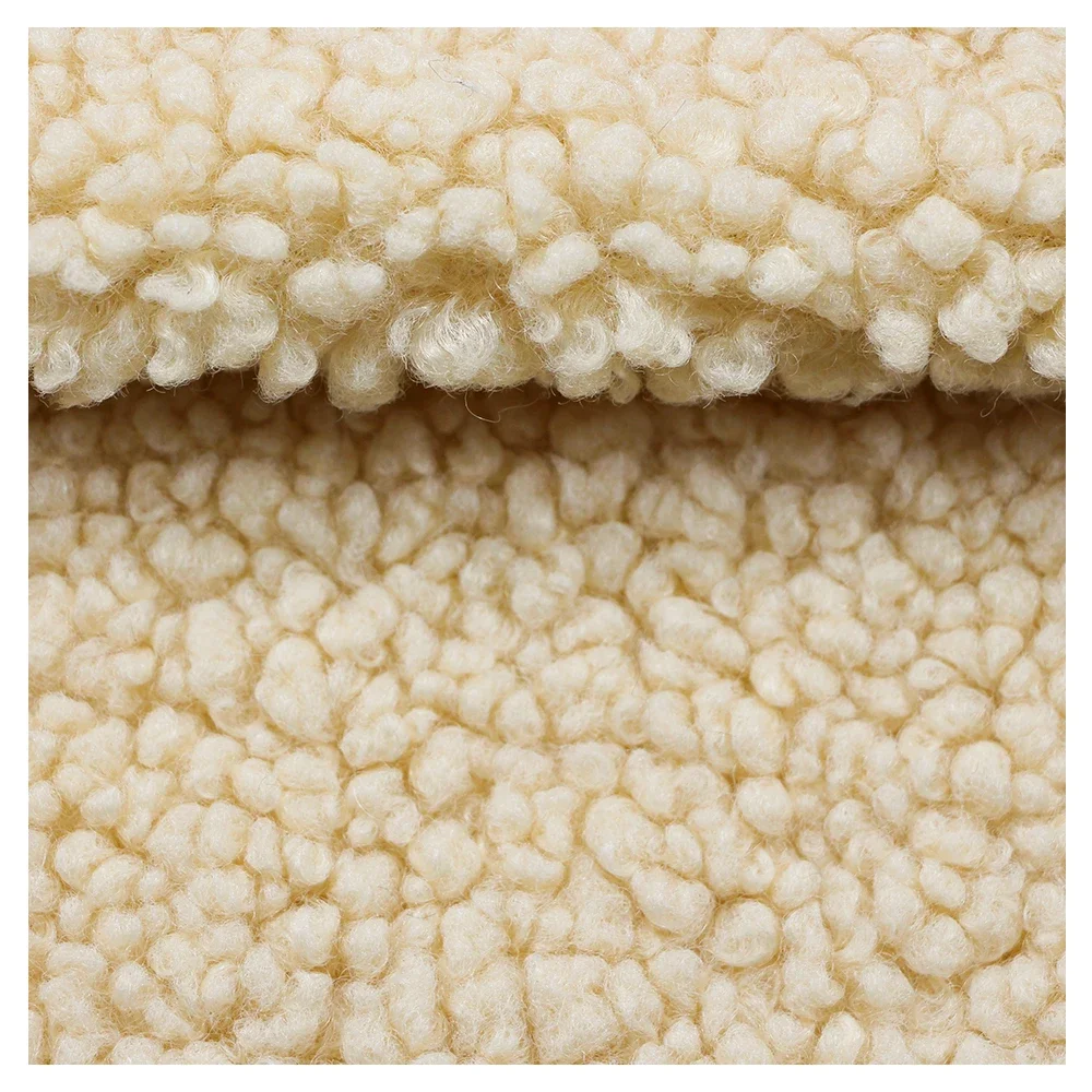 2024 new popcorn texture one side pilling polar custom blanket fleece fabric for coat textiles