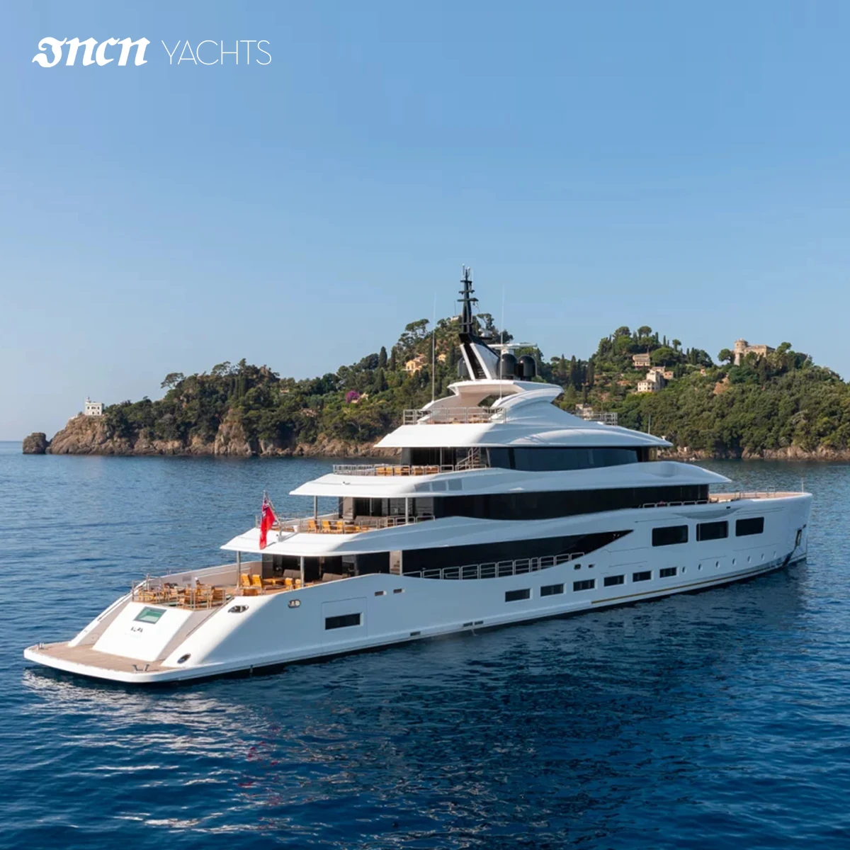 JNCN New Design Large luxury Boat Cabin Boats Luxury Yacht 230ft Mega Large yacht