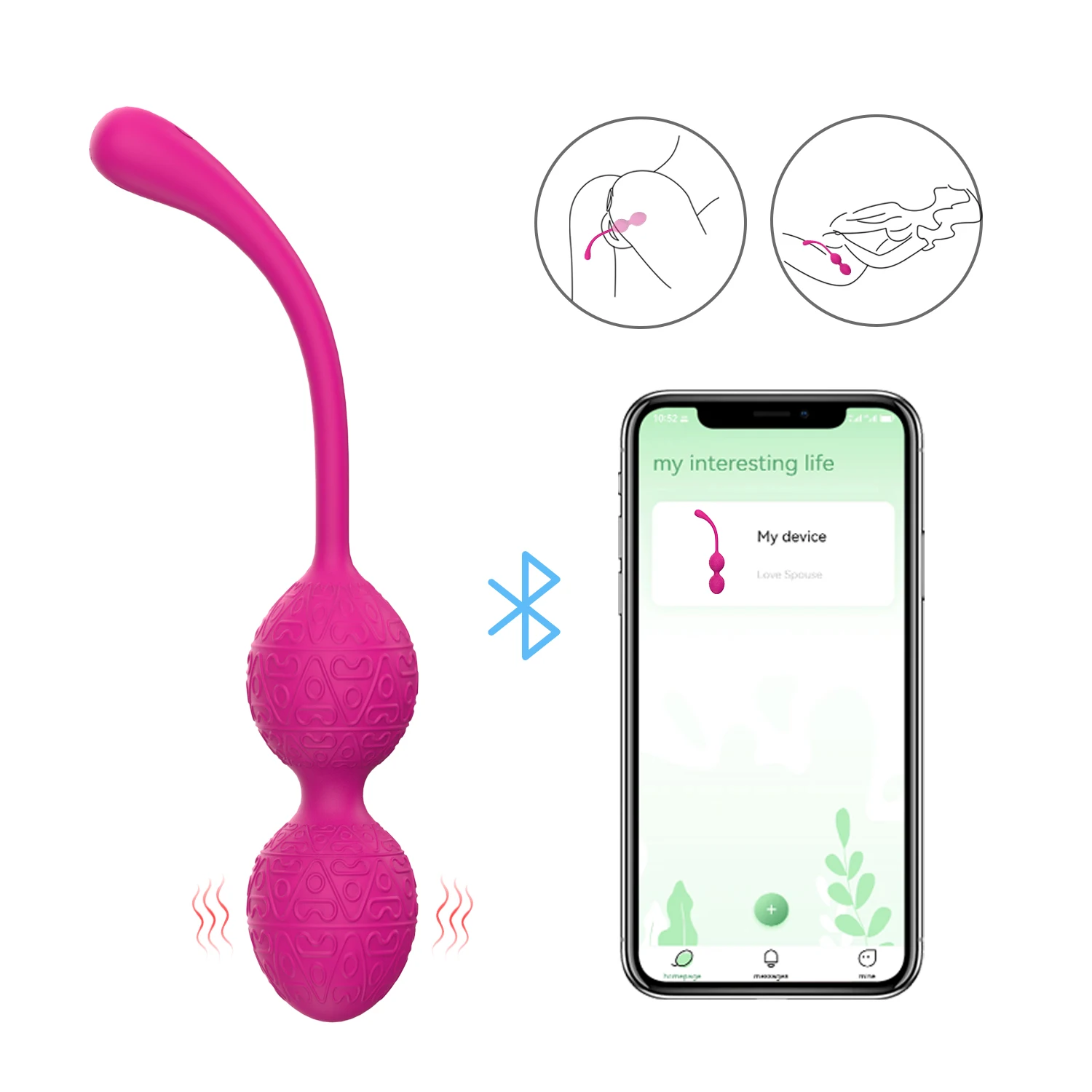 Y LOVE New design LSR overmolding APP Remote Control wireless remote control vibrating egg Sex Toy for Woman