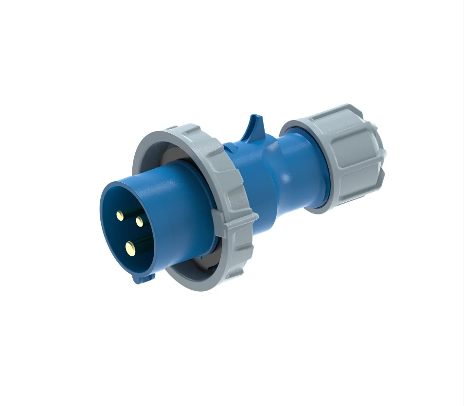 KRIPAL Manufacturer Wholesale 2p+e 3p 4-Pin 230v 400v Socket Three-Phase Industrial Plug and Socket Waterproof Ac Connector