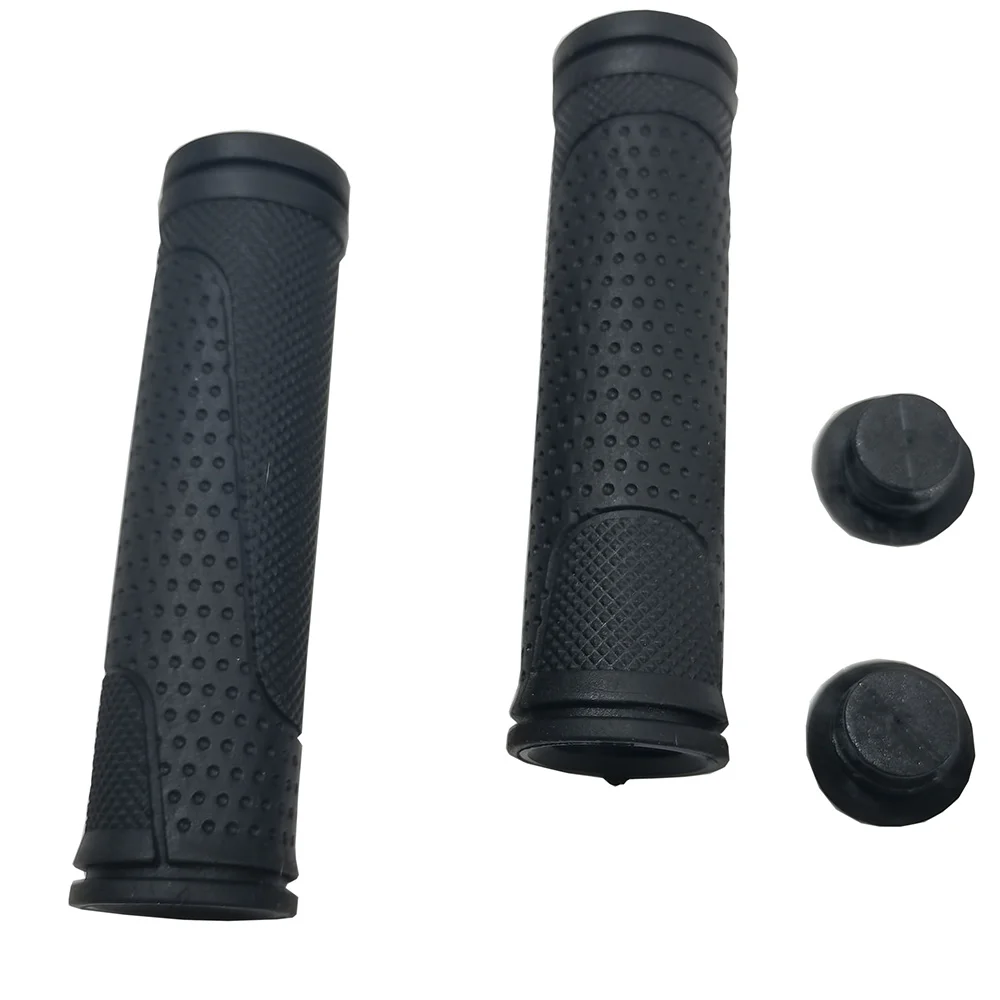 Гладкие мягкие резиновые противоскользящие ручки для велосипеда, фиксатор на конце руля, ручки на руль горного велосипеда, шоссейного велосипеда