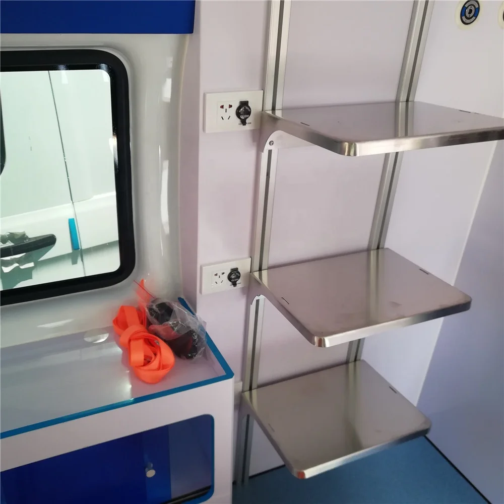china 4 wheel negative pressure compartment patient condition monitoring ambulance car sale