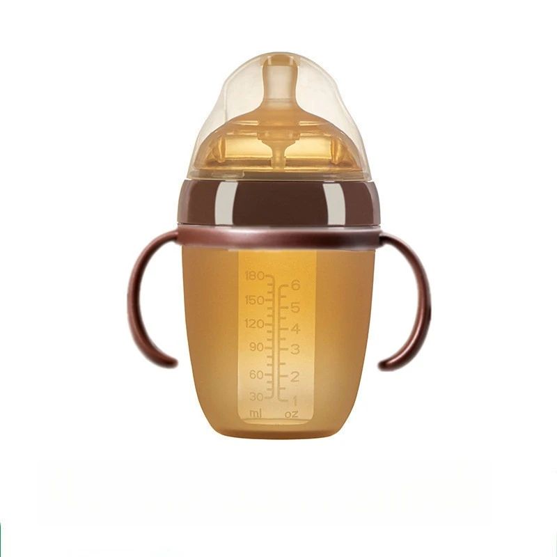 Customised Security Handsfree Wide Mouth BPA free ppsu baby milk feeding bottle imitate breast
