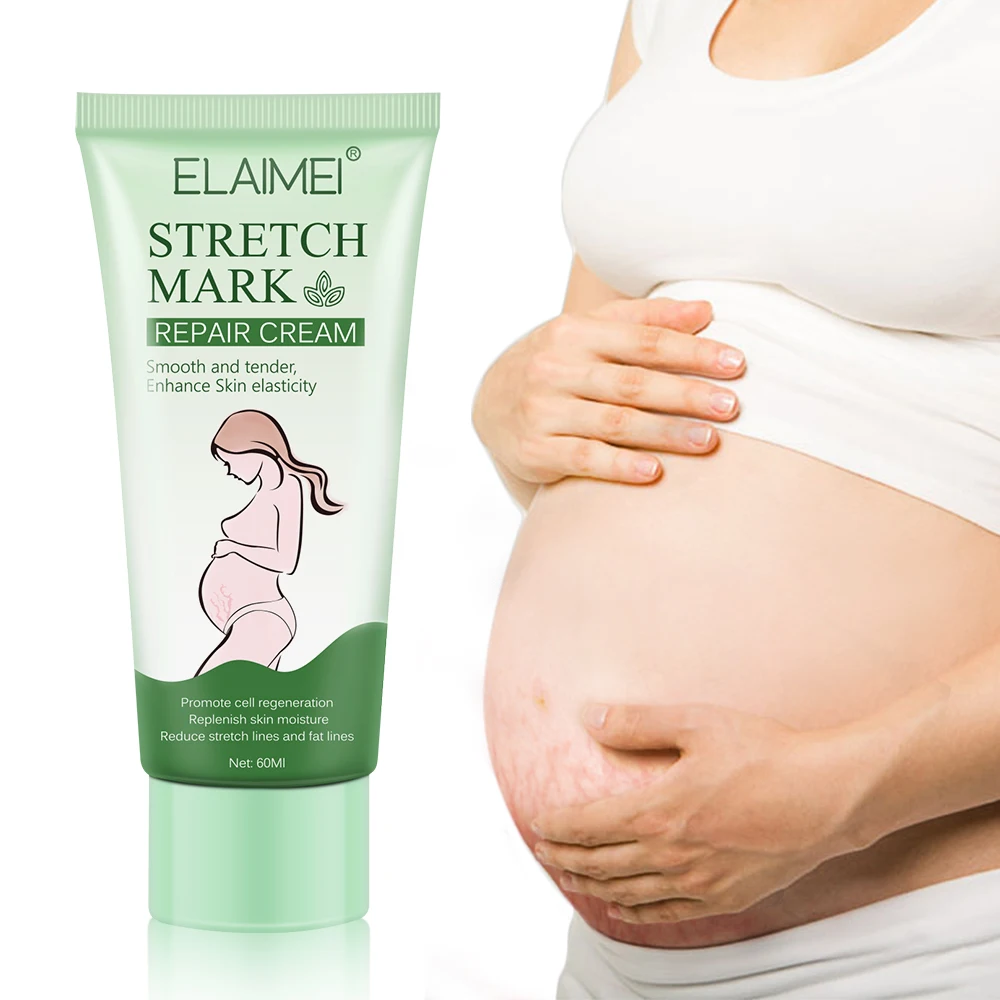 ELAIMEI Beauty Products Anti-Stretch Mark Cream Best Buttock Abdominal Pregnancy Stretch Mark Removal Cream for Legs and Thighs