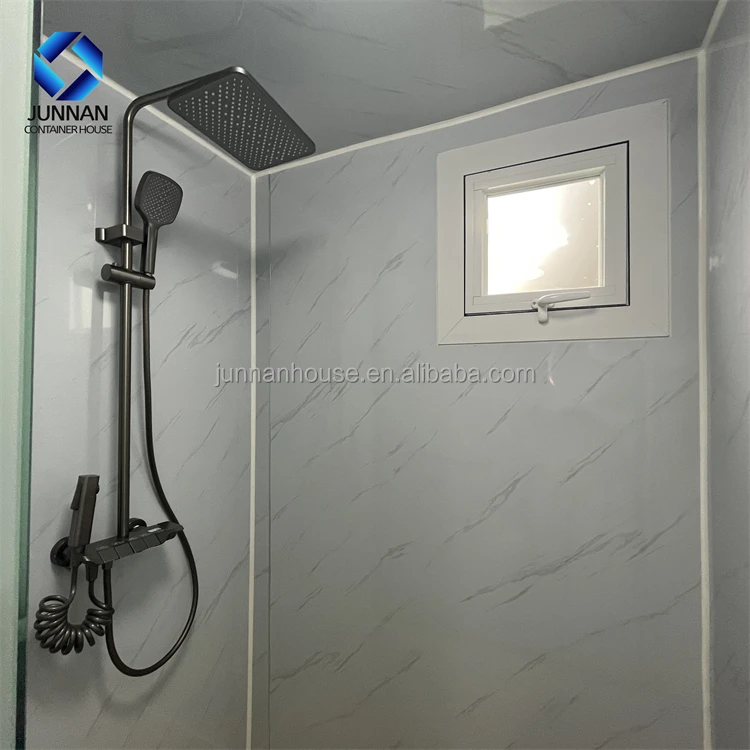 waterproof modular villa double-wing 3 bedroom with shower fold out container house on wheels