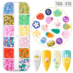 Polymer Clay Slices Sprinkles For Slime Filler DIY Clay Crafts Decoration Nail Art Easter