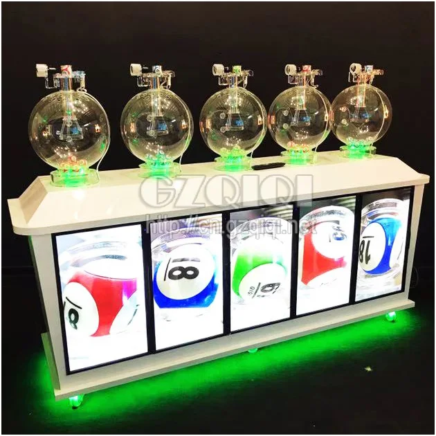 
Customzied made lottery machine with 5 charmbers with large capactiy 