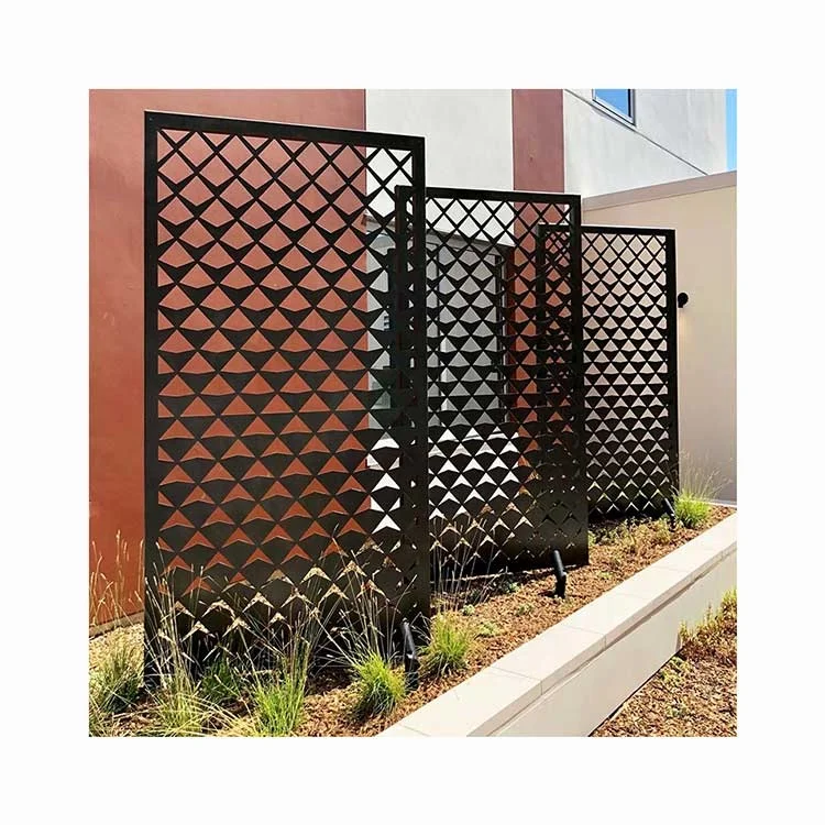 Индивидуальная лазерная резка металла, декоративное наружное облицовочное украшение, садовый алюминиевый забор