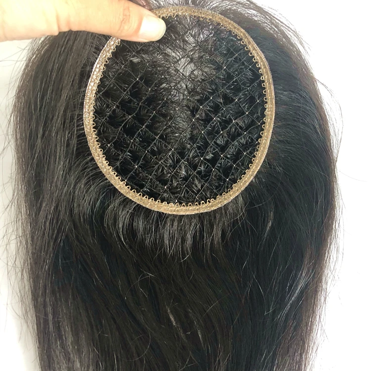 Hot Sale Brazilian Virgin Hair Topper Human Hair Topper For Women Fish Net Women Topper Human Hair Toupee