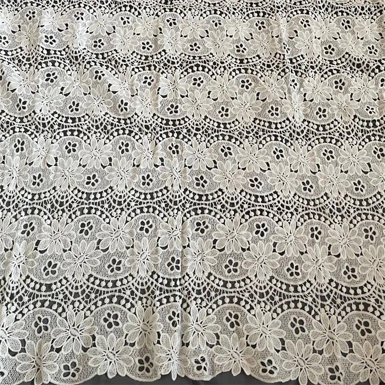 Wholesale Fashion Water Soluble Cheap Lace Fabric Guipure Lace Fabric
