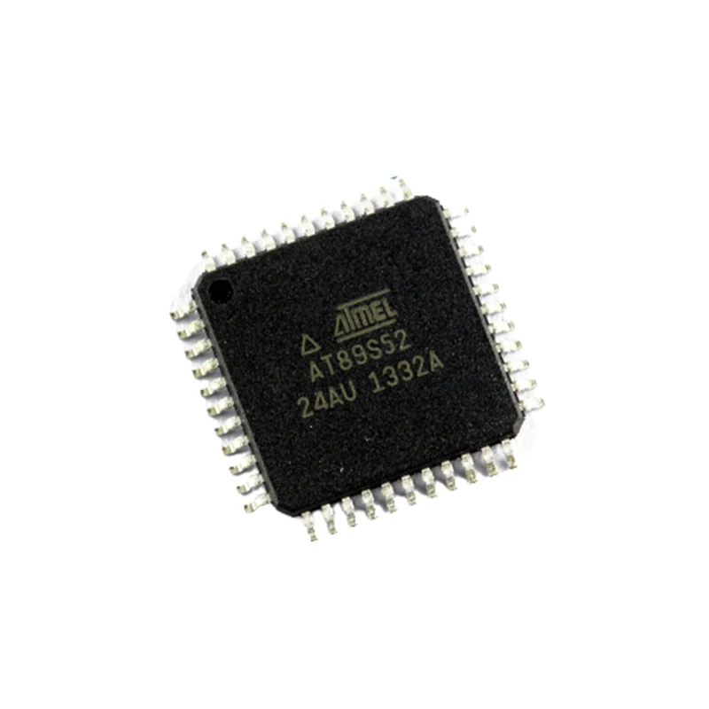 Electronic component AT89S52-24AU-QFP44 AT89S52-24AU AT89S52 8-bit Microcontrollers - MCU 24 MHZ TQFP44 IND TEMP GREEN