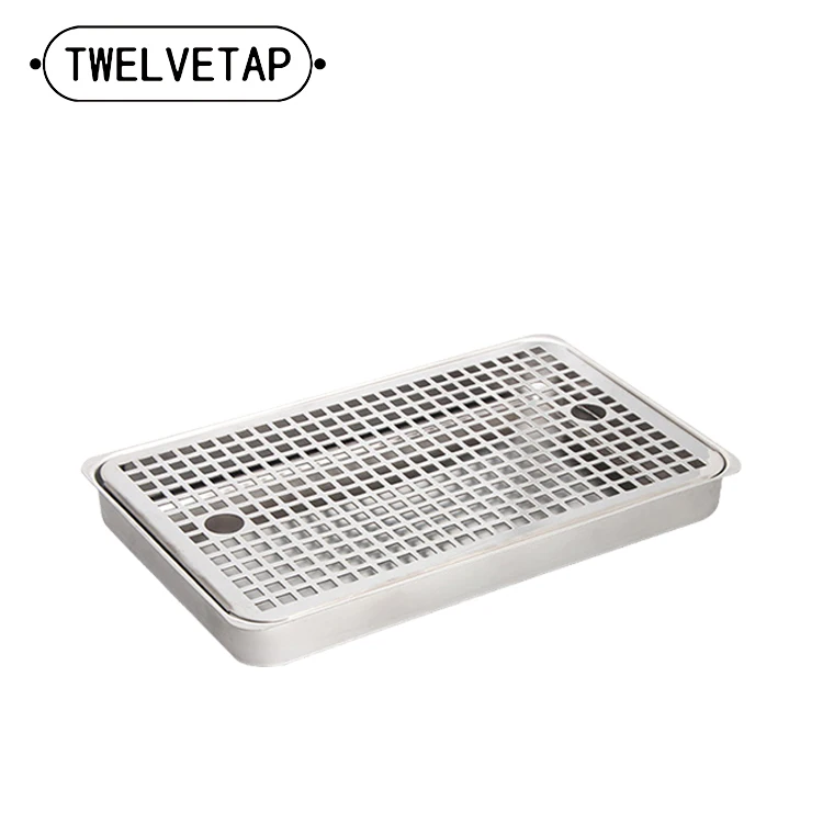 
TWELVETAP304 stainless steel food-grade rectangular dripping tray restaurant tray leak screen water filter tray 