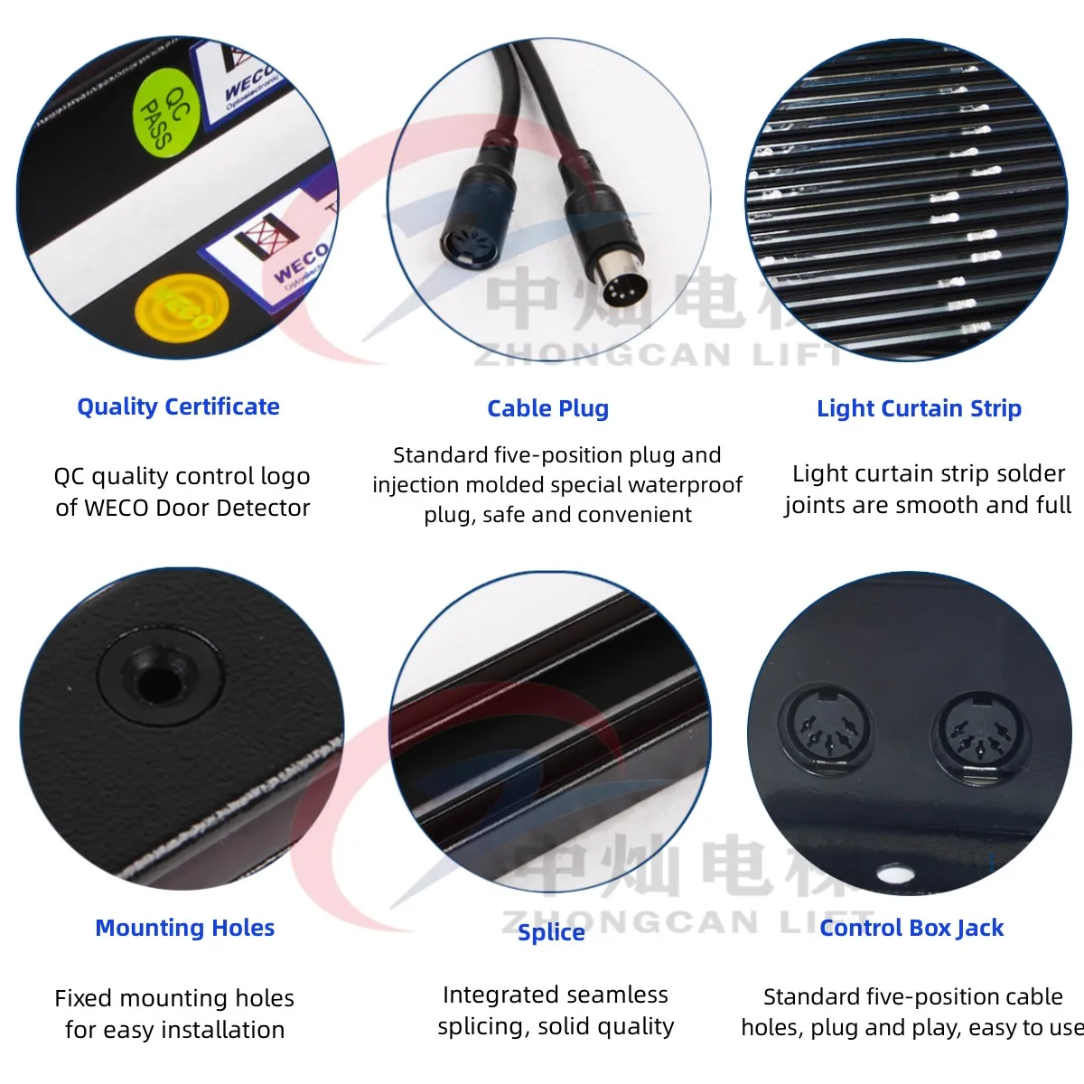 WECO Elevator Infrared Door Detector Infra Red Elevator Lift Light Curtain