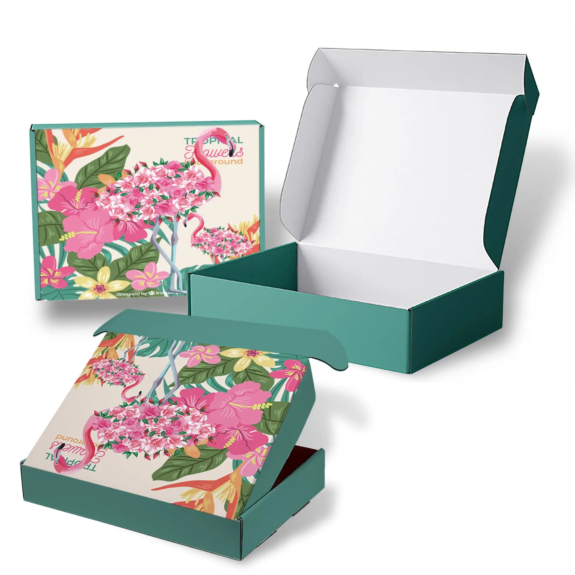 Wholesale Multiple Sizes Clothing Box Express Transportation Pink Mailer Box