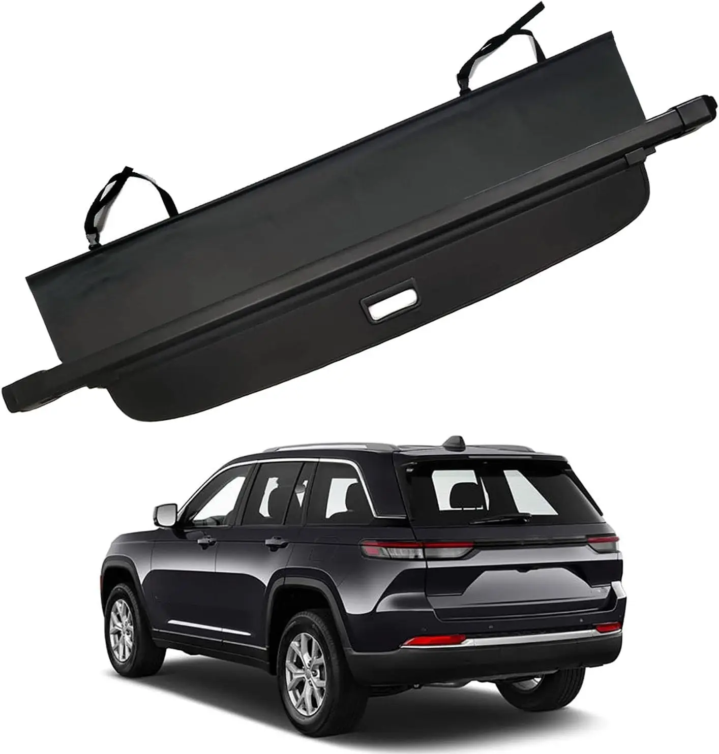 Чехол для багажника Jeep Grand Cherokee(2 ряда, WL) 2022 2023 2024 чехол для багажника выдвижной багажник экранирующий затеняющий чехол для грузового багажа