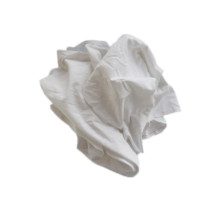 25kg bag of rags textile waste cleaning rags white bed sheet cotton rags for marine use