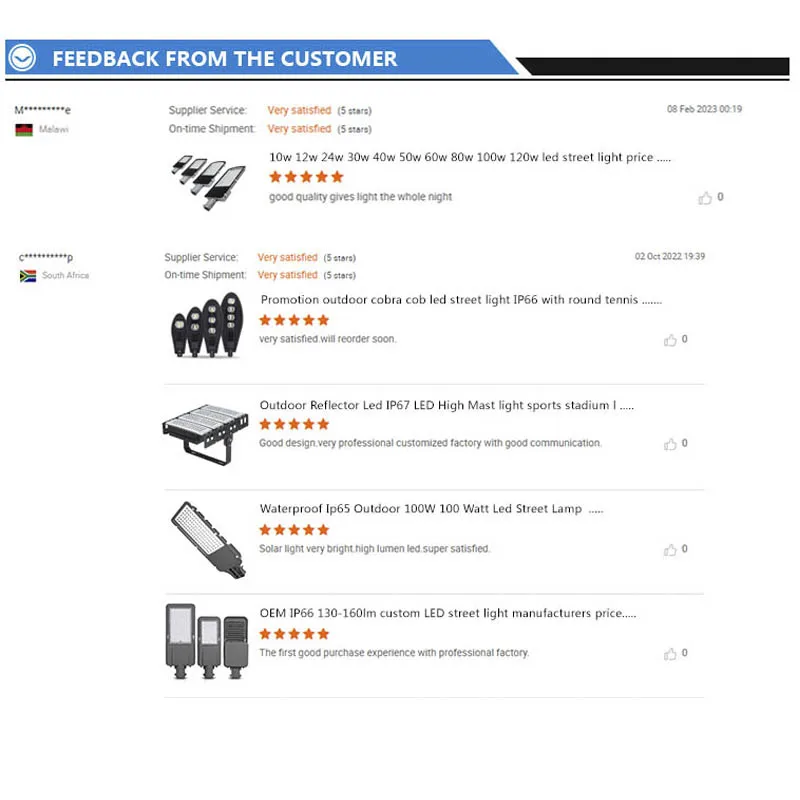 Energy saving IP66 waterproof outdoor 30W 50W 100W 150W 200W die cast aluminum housing diode LED street light