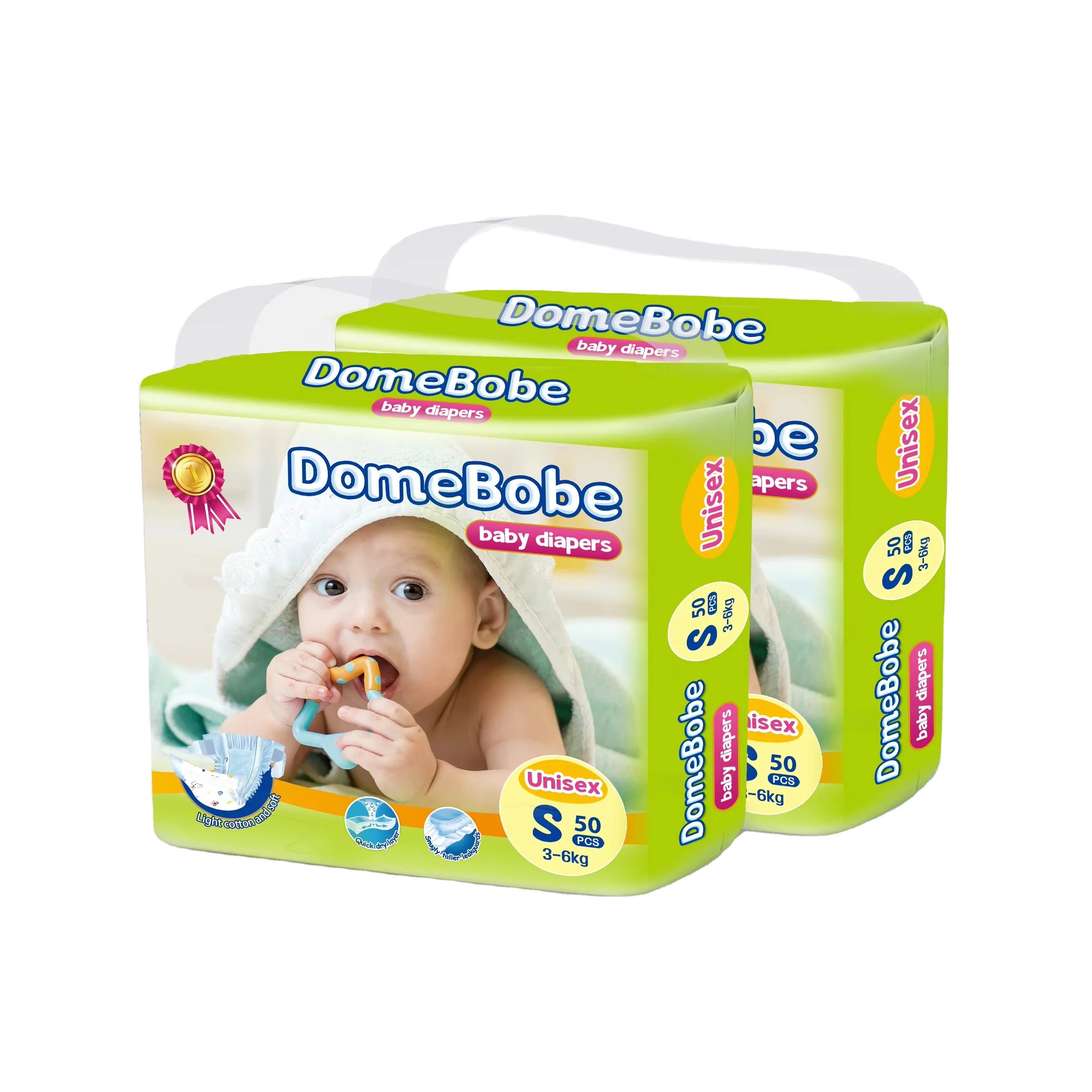 Disposable Transparent Packaging Baby Diapers Wholesale Free to Ghana