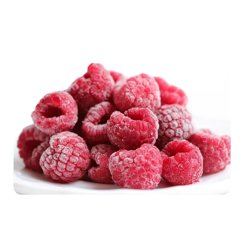 IQF Raspberry замороженная по заводской цене сладкий вкус 90% цельная красная Малина для продажи