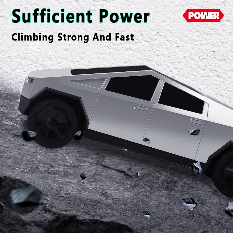 2024 Dual Battery 1:14 RC Truck Remote Control Car High-speed On-road Cybertruck Boy Bigfoot Racing RC Car Toy