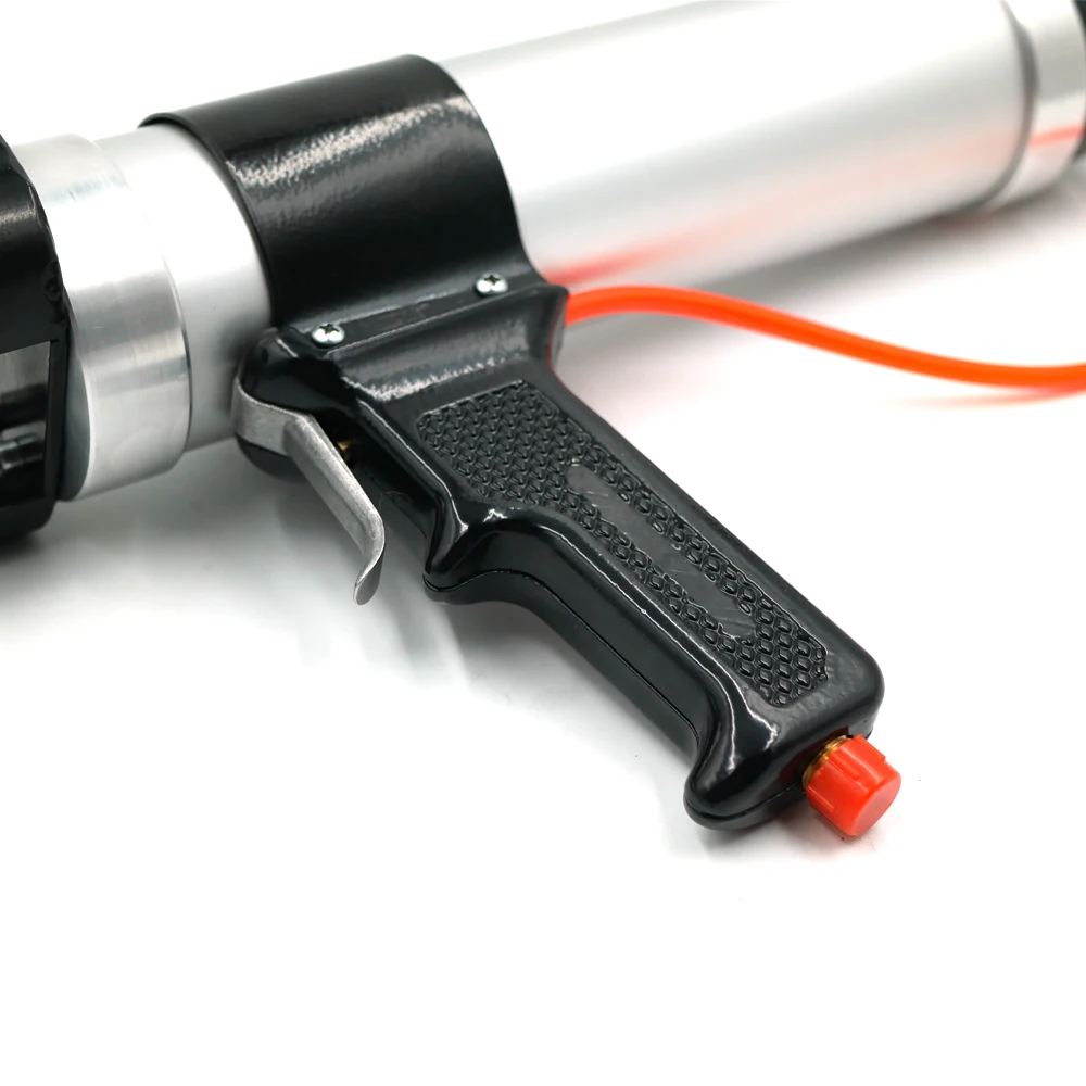Pneumatic Applicator 600ml 1:1 Two Component Caulking Gun Professional Metal Air Dual Epoxy Gun