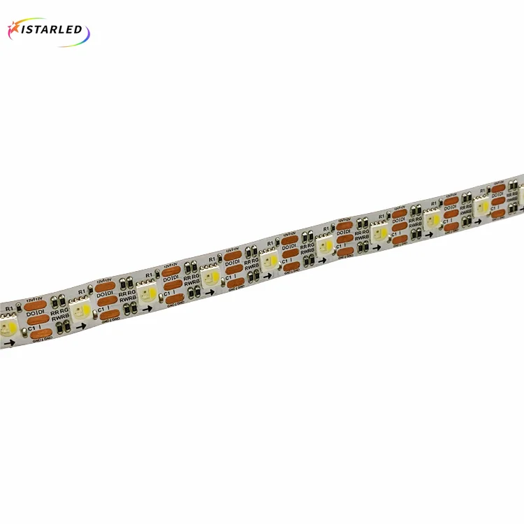 12V DC addressable sk6812 rgbw 8 feet 60led smd5050 rgbw 60 pixels individually flexible ktv nightclub led strip