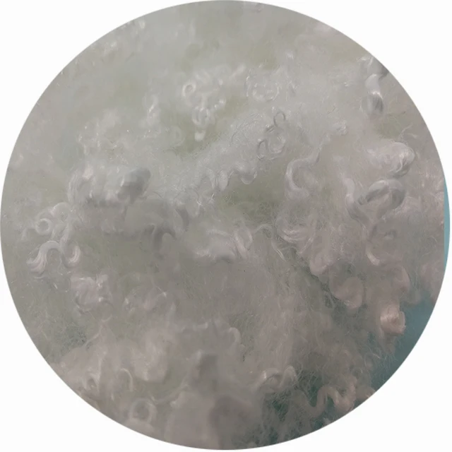 3D*32mm Virgin raw white down like Soloft fiber