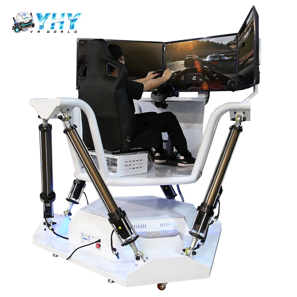 Оригинальное заводское внутреннее оборудование 9d F1 3-экранная платформа 6dof динамический автомобиль гоночный игровой симулятор