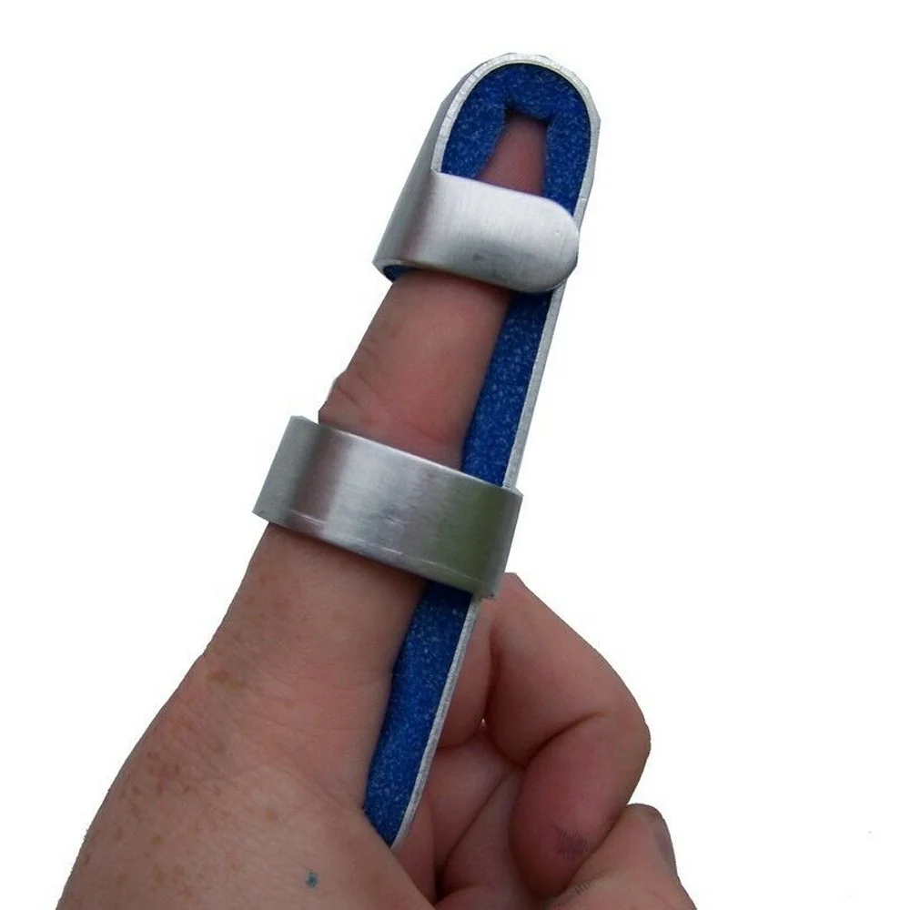flexible aluminum medical finger splint with foam cushion