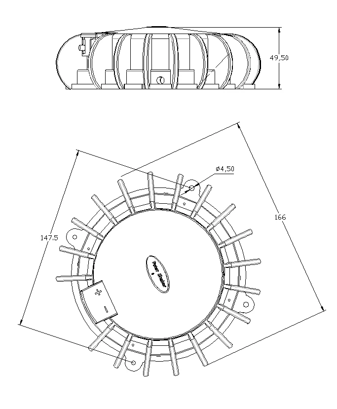 New 50 watts 4 ohm bass shaker  tactile transducer /bass pump