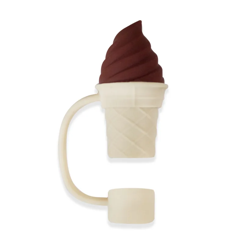 New Arrival Silicone Straw Dust Toppers Multicolored Tumbler Cup Shape Straw Tip Covers For 10mm Straw Tumbler Mugs Accessories