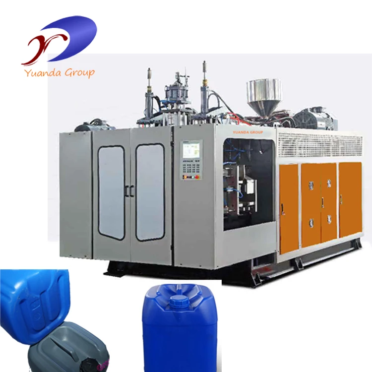 China Plastic HDPE Jerrycan Oil Bottle Extrusion Blow Moulding Making Machine