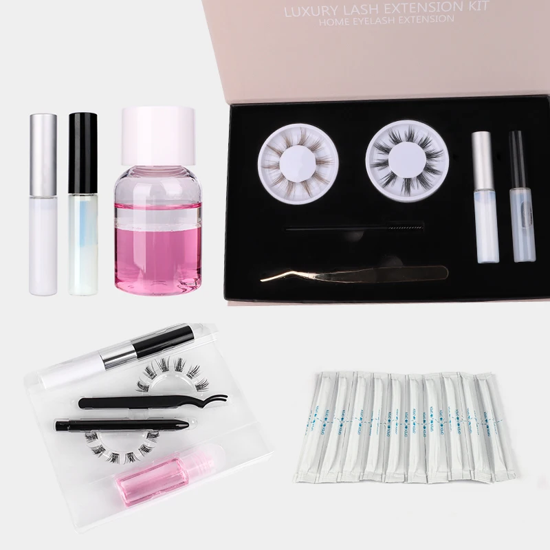 The Most Popular Cluster Lashes Wide Band Single Pair Eyelashes Magnetic Eyeliner Tweezers Diy Lash Extensions Made In Korea