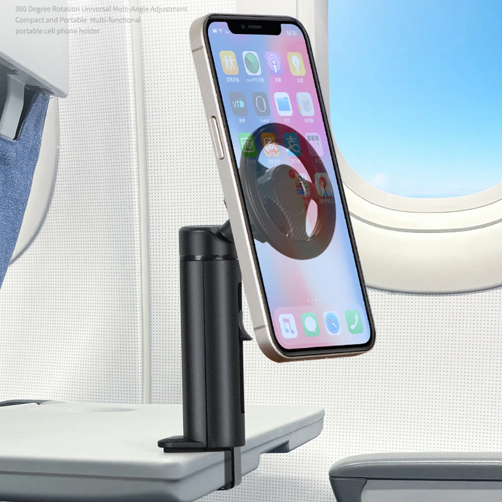 Universal ABS Mobile Phone Stand Adjustable 360 Degree Rotation Of Desktop Mobile Phone Stand Magnetic Head