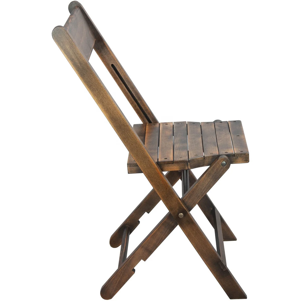 Antique Solid Wood Folding Chairs Garden Event Party Wedding Chairs